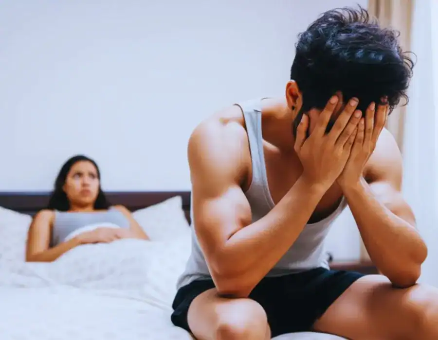 Image of upset man in need of erectile dysfunction treatment Haverhill