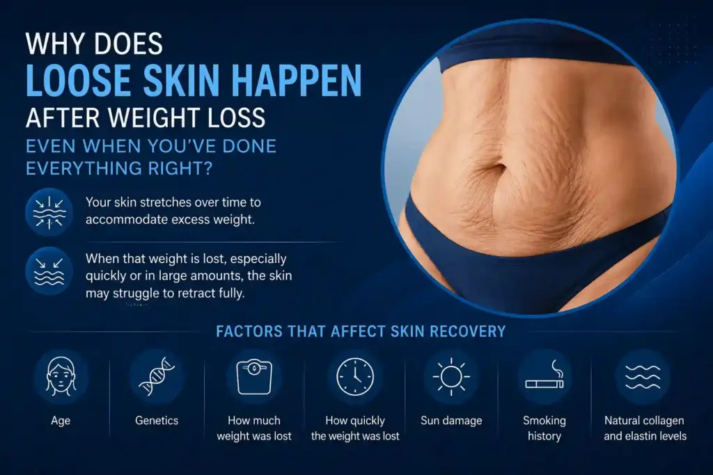 Why Does Loose Skin Happen After Weight Loss Even When You’ve Done Everything Right Haverhill?